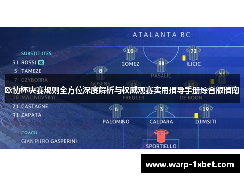 欧协杯决赛规则全方位深度解析与权威观赛实用指导手册综合版指南