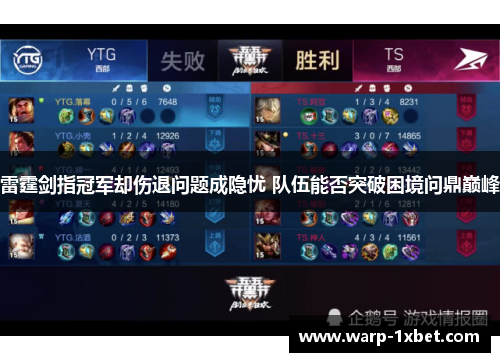 雷霆剑指冠军却伤退问题成隐忧 队伍能否突破困境问鼎巅峰